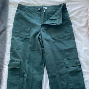Forever 21 green cargo pants
